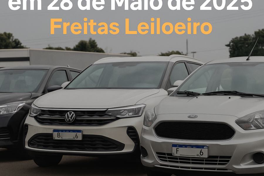 Oportunidade Imperdível: Leilão no Freitas Leiloeiro com 327 Lotes de Veículos, Caminhões, Motos, Seminovos, Sinistrados e Sucatas!