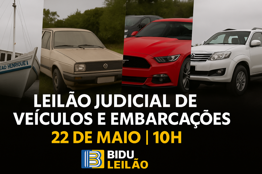 🚨 Leilão do SENAD/AM na Norte Leilões (22/05) tem embarcações e veículos a partir de R$ 200