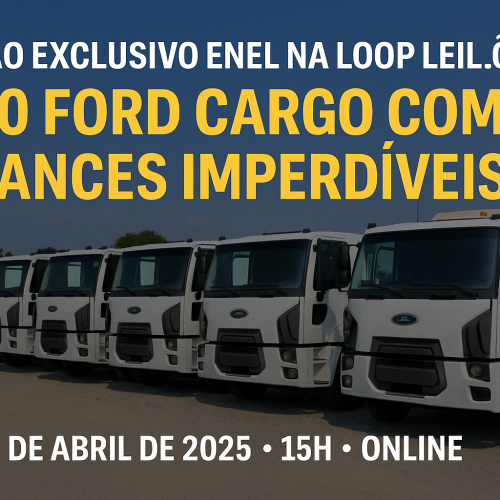 🚚 Leilão Exclusivo ENEL na Loop Leilões: 10 Ford Cargo com lances imperdíveis! ⚡️🔥